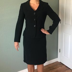 Dark Navy Tahari skirt suit